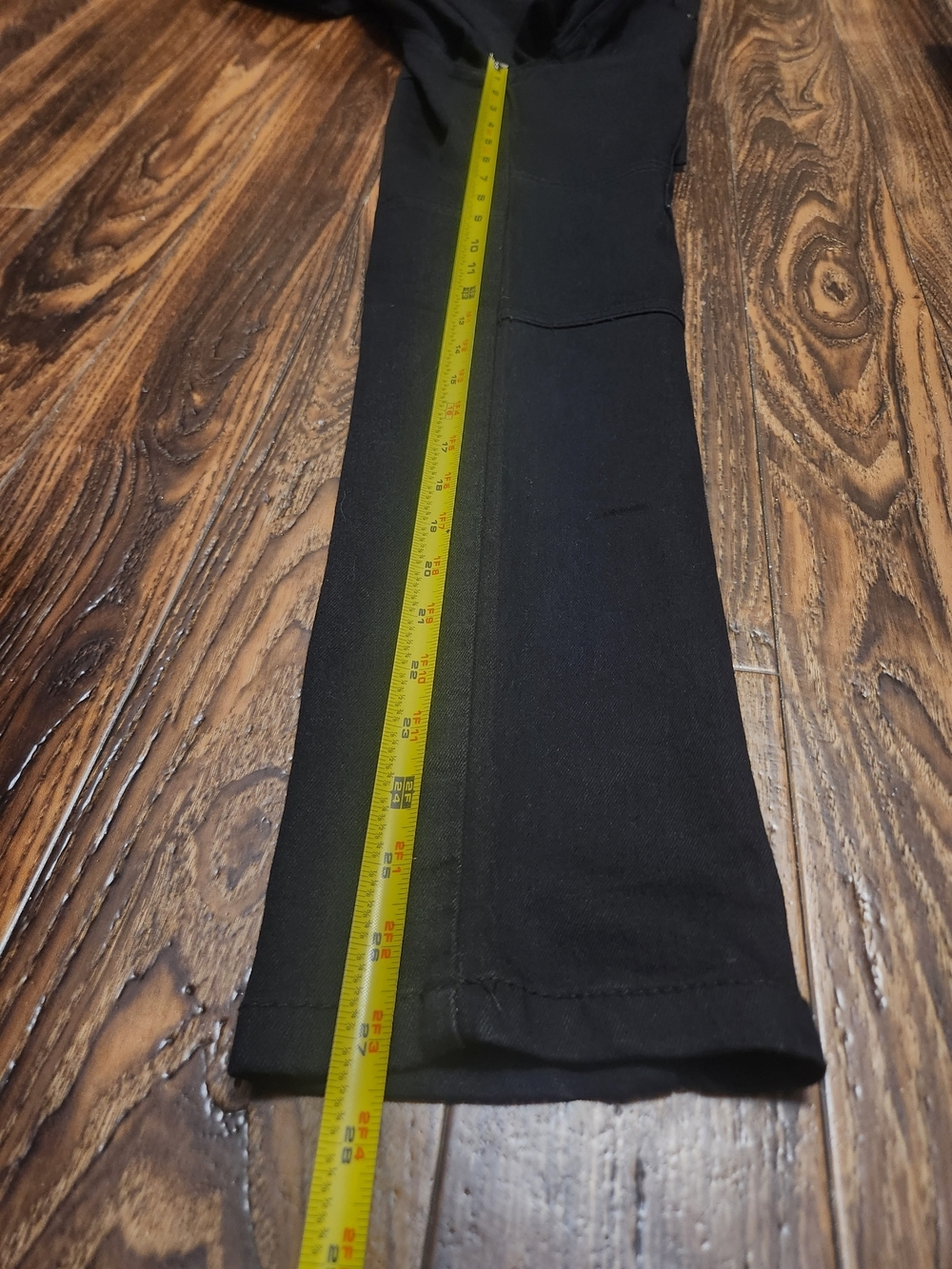 Public Supply NYC Black Straight-Leg Cargo Slim Fit Jeans Sz 12 - Picture 4 of 8